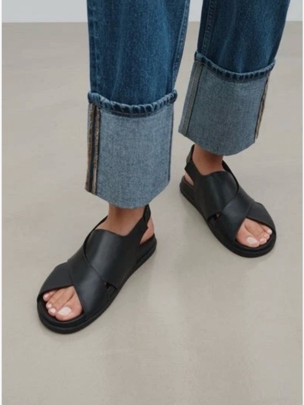 NIB Marcella Heidi premium leather sandal 40